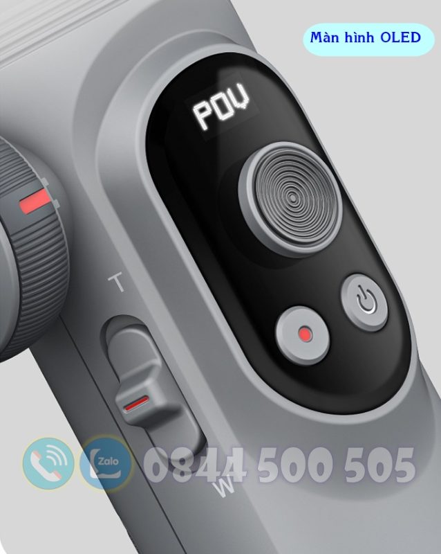 Man hinh Oled hien thi cua gimbal Aochuan - Song Channel