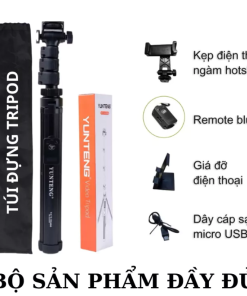 Bộ sản phẩm Tripod Yunteng VCT 91666
